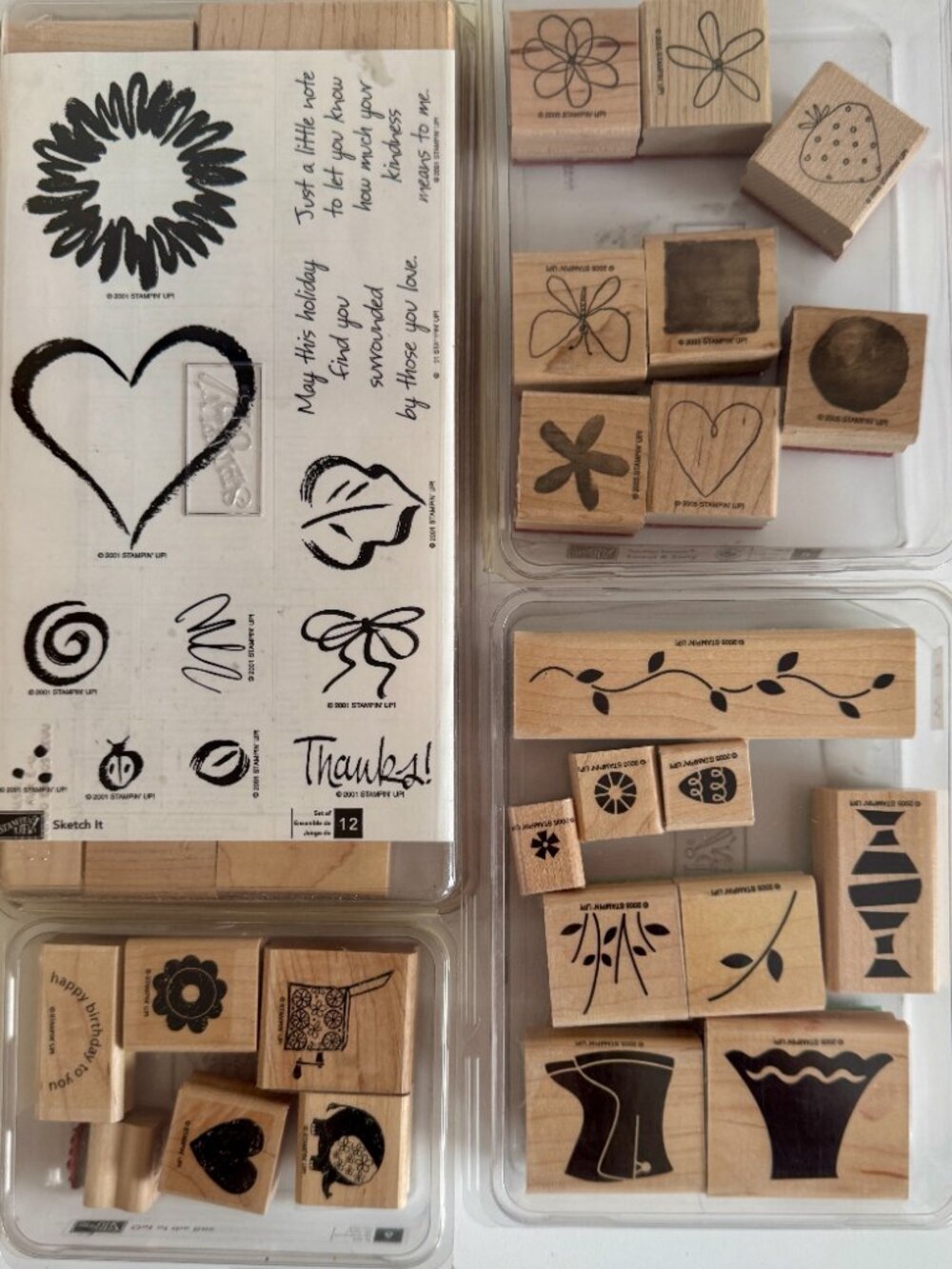 Stampin' Up Bundle of 4 - Botanical & Floral